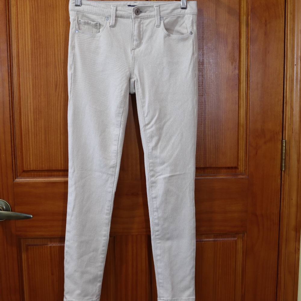 Bandolino Cream Skinny Pants 2p
